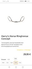 Doppeltgebrochene Ringtrense "Concept" Harry's Horse  Ringtrense Concept