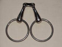 Doppeltgebrochenes Wassergebiss 14 cm massiv Gebiss für Trense 2 cm dick Platte doppelt gebrochen