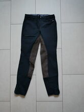 Equilibre~Damen Vollbesatz Winter Reithose ~ Gr. 76 ~ schwarz/braun ~ Equilibre
