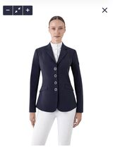 Equiline Damen Turnierjackett wie neu - Grösse S - blau Equiline Italia Gait X-Cool evo