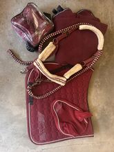 Dressurset Equiline Weinrot Equiline