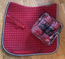 Eskadron Cotton DL rot mit Fleecebandagen Eskadron