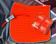 Eskadron Schabracke DL Cotton Mandarin Neu mit Bandagen Wb Eskadron  Cotton