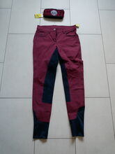 Felix Bühler~Damen Vollbesatz Reithose + Stirnband~brombeer/marine~Gr. 76~Neu~ Felix Bühler Lindsey + Emmi