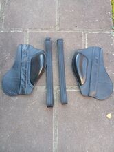 Fender mit Pauschen incl. Riemen schwarz neuwertig Barefoot o.ä. Barefoot Support