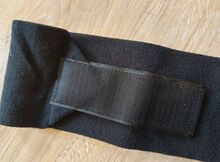 Fleece Bandagen, schwarz, beidseitiger Klettverschluss Kavalkade