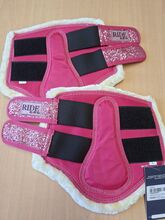 Gamaschen pink Pony mit Glitzer S (Pony) von Ride now Ride now