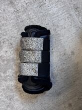 Gamaschen Schwarz glitzer