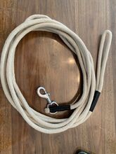 Bodenarbeitsseil Baumwolle 5 m mit Handschlaufe und Karabiner Bodenarbeitsseil 