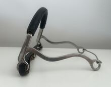 Hackamore, lange Anzüge, Leder schwarz, WB Vermutlich Sprenger