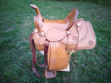 Handgefertigter Westernsattel – Cattingsattel im Originalstil (Nachbau 1850–1880) – Unikat, 14″ Handgefertigt / Eigenbau