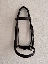 Trense Havanna/Dunkelbraun mit Messingbeschlägen – Top Zustand Equiva 