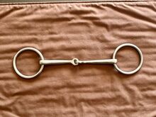 Herm Sprenger One-Joint Loose Ring Snaffle Herm Sprenger  Sensogan Single Joint Loose Ring Snaffle 