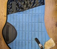HH Unique light blue gp saddle pad size full HH