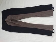 Jodhpur Thermoreithose 40 Schwarz Kunstleder-Voll-Besatz Braun Equilibre Winter-Reithose Equilibre Thermoreithose