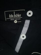 Langarm Poloshirt schwarz Felix Bühler 