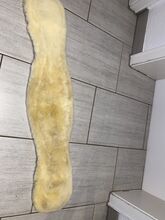 Lammfell-Sattelgurt anatomisch geformten, 80cm Länge BR