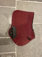 LeMieux burgandy saddle pad LeMieux