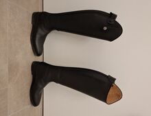 Leder Reitstiefel, fast neu, Größe 41, schwarz, Neupreis 219,- Loesdau New Porto