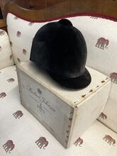 Lock & Co velvet riding hat 7 1/8 Lock & co