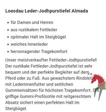 Loesdau Echtlederstiefeletten Loesdau