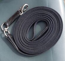 Longe mit Drehwirbel, schwarz, ca. 8m