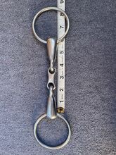 Loose ring French link snaffle bit Shire French link loose ring snaffle bit