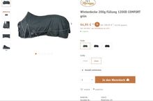 Marengos Winterdecke - 200g - 1200D - Comfort - grün Marengos Winterdecke Comfort
