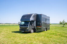 Mercedes-Benz Pferdetransporter Fuso POP-Out 3 Stellplätze Wohnmobil 7,5t Mautfrei Dickenherr Dickenherr