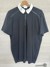 Cavalleria Toscana x RG Italy Herren-Turniershirt – Schwarz Cavalleria Toscana 