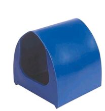 Mobiler Sattelbock aus Kunststoff in Blau Mobiler Sattelbock fürs Auto oder Schrank 