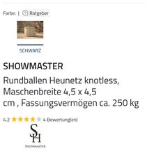 Rundballennetz Showmaster