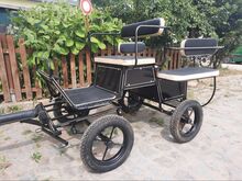 Neue Minishettykutsche mit Scheibenbremsen und Ein und Zweispännerausrüstung ! Marathon