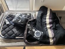 NEU ESKADRON SET Platinum 2017 darknavy dunkelblau Schabracke DL Bandagen Abschwitzdecke XL 155cm Eskadron Platinum 2017 darknavy