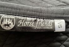 NEU! Schabracke Horse-friends, VS, Wanderreiten, schwarz Horse Friends