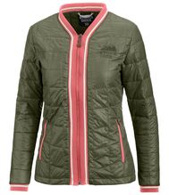Neue STONEDEEK Ladies-Western-Steppjacke 'Jules' L Khaki Rosa Westernjacke STONEDEEK Jules