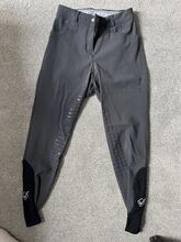 NEVER WORN grey le mieux full seat grip breeches (size UK 8)