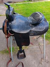 Unbranded western saddle