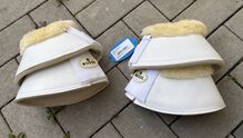 NEU Busse Hufglocken mit echtem Lammfell weiß Gr. XL Busse