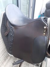 Neu Iberosattel Sommer Dressage Andaluz 17,5 Amazona Compact Comfort 32 Braun Schwarz Barock Juchten Iberosattel  Dressage Andaluz 