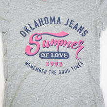 Oklahoma Jeans T-Shirt grau XS Oklahoma Jeans