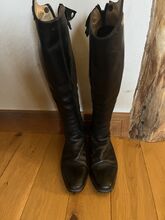 Parlanti black leather riding boots Parlanti