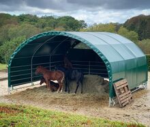 Weidezelt mobiler Unterstand Flexivent 3x3m bis 6x12m je nach Kundenwunsch