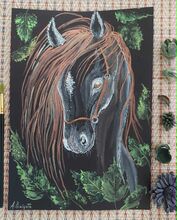 pferd Aquarelle handgemalt