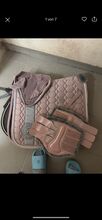 Rosa Cavallo Dressurschabracke + Fliegenhaube+ Gamschen Cavallo, Equestrian Stockholm