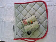 Schabracke Waldhausen mit Bandagen Mohn/Sand Waldhausen Schabracke mit passenden Bandagen