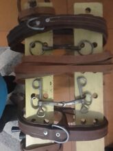 PRISTINE UNUSED Double Leather Harness Set – Full Pair with Bridles & Reins