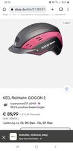 Reithelm ĶED pink/schwarzmatt Gr. L KED