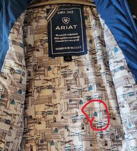 Reiterweste Damen Größe L, outdoor Ariat Kurzarm