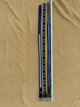 Gürtel Größe S  (Länge ca. 92 cm) - 3 Stück div. Glitzergürtel
